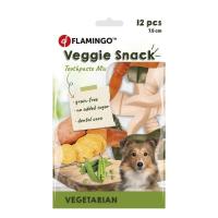 Flamingo chien sachet de friandises vegetales tubes dentifrice mix sans gluten