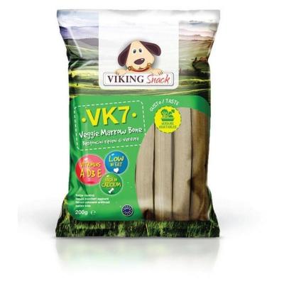 Leopet viking snack vk7 os a moelle friandises vegetales pour chien enrichies en vitamines et calcium 200 g